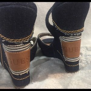 Guess jean wedges